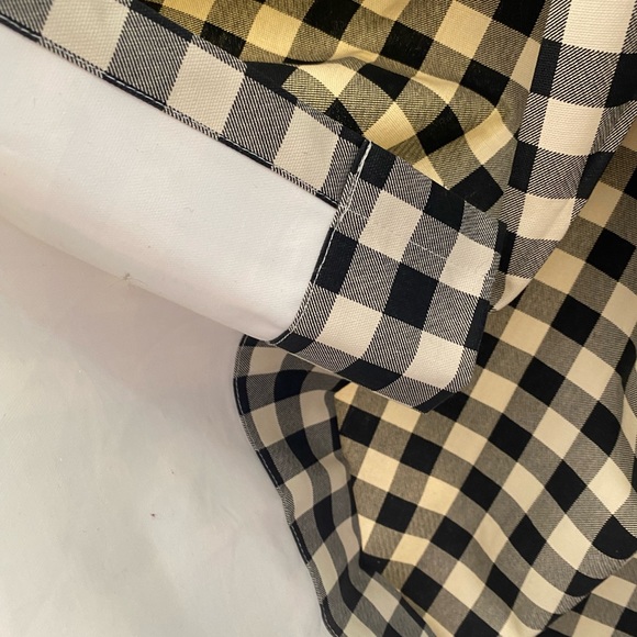 🏁Insulated Black and cream Country Check curtains🏁 - Picture 3 of 4